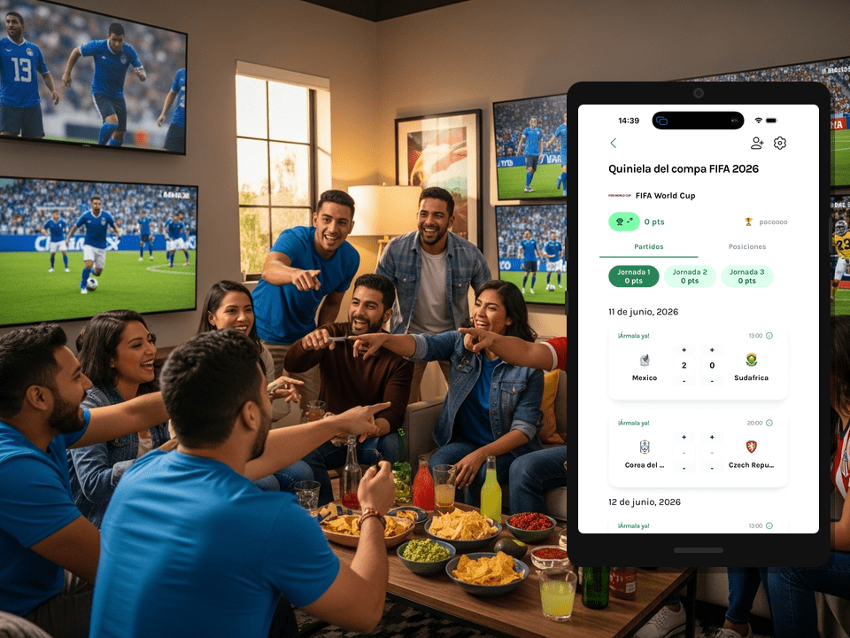 Quiniela personalizada: elige exactamente los partidos que quieres